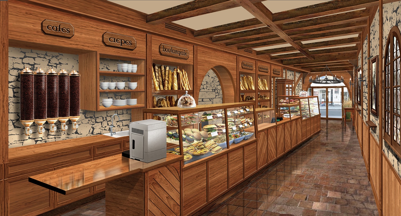 Boulangerie Le Palais Breton — Plateau bakery interior design